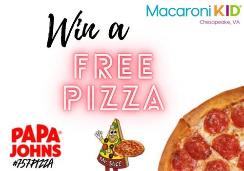 Win a Free Papa John's Pizza