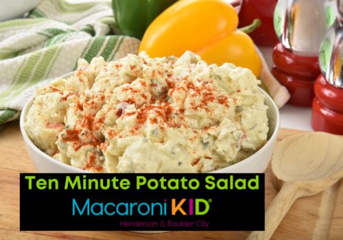 Ten minute Potato salad Macaroni kid henderson boulder city