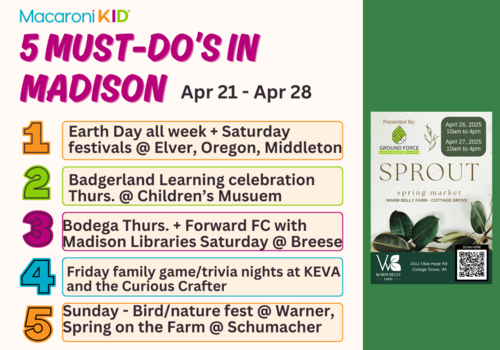 family friendly madison children's museum soccer earth day