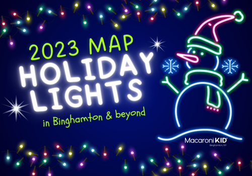 Binghamton Holiday LIghts Map