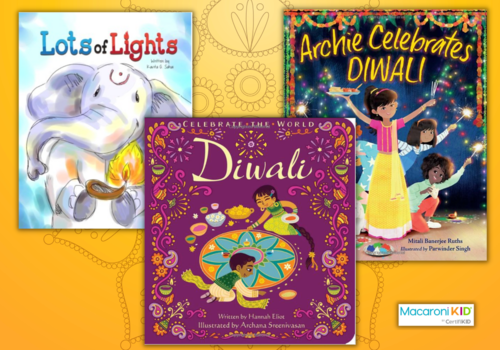 Kid book covers about Diwali