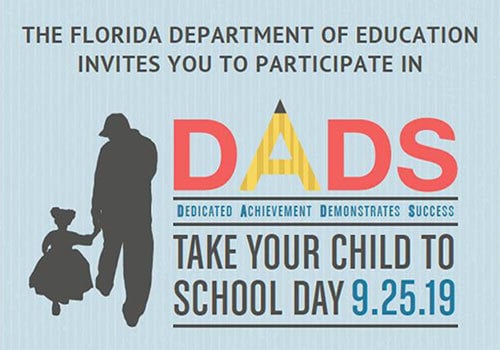 Dads Take Your Child To School Day 2019