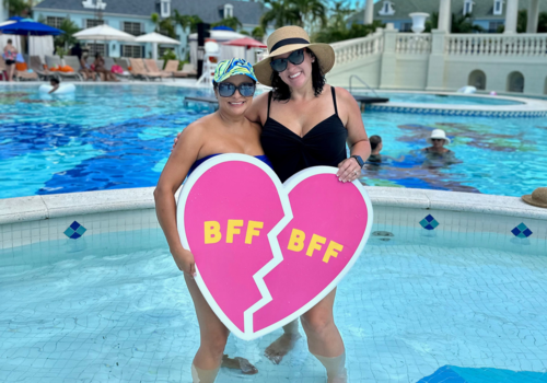Beaches Turks and Caicos Friends Forever Girls Getaway 2022 Emily Papa and Veronica Leon BFF 