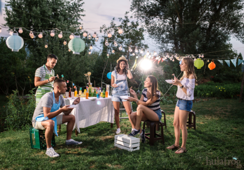 outdoor barbeque party