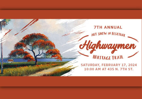 City of Fort Pierce 7th Annual Highwaymen Heritage Trail Art Show Flyer