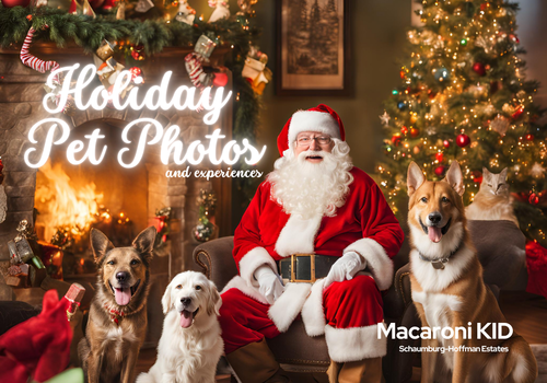 AI Image of Santa and Pets