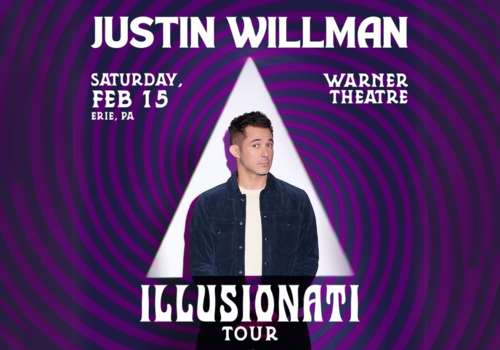 Justin Willmain at Warner Theatre in Erie Pa