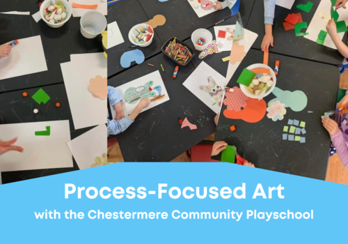 Process-Focused Art with the Chestermere Playschool