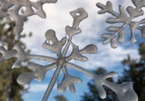 Window Cling Snowflakes kids can make