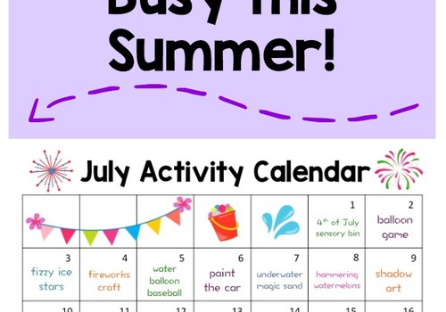summer fun, activities, calendar, keep kids busy