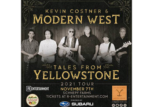 Kevin Costner & Modern West “Tales From Yellowstone” 2021 Tour powered by Subaru