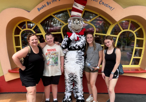 family with the Cat in the Hat