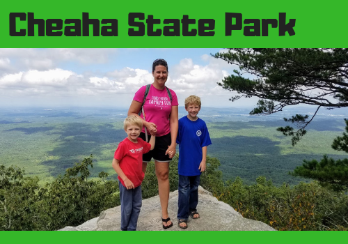 Mac Kid reviews family fun at Cheaha State Park, camping and day trip near Birmingham, Alabama.