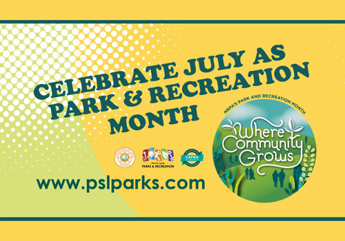 City of PSL 2023 Parks & Recreation Month