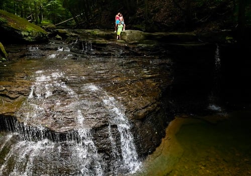 Freedom Falls Drone Photo Kennerdell PA  