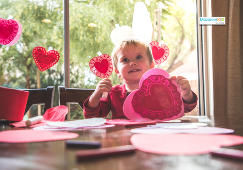 Valentine Crafts with kids