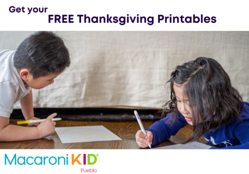 Free Thanksgiving printable for kids