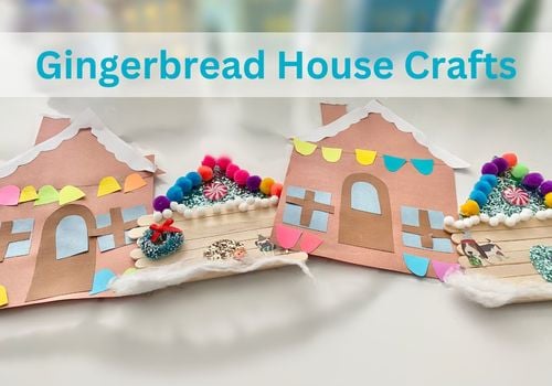 Crafted Gingerbread Houses by Kids