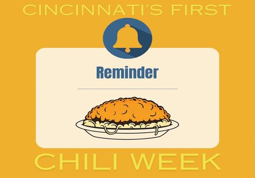 Reminder Notification with Bowl of Chili and Spaghetti