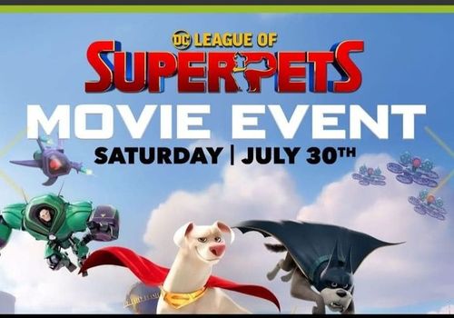 DC League of Super-Pets Movie Event is coming to Fat Cats Gilbert! 🐶 🎥