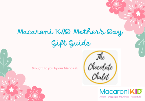 Floral article cover that reads Mother's Day Gift Guide