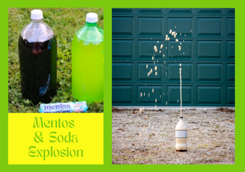 Mentos and Soda Explosion