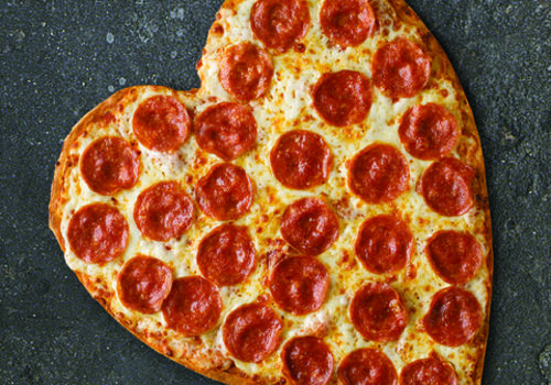 Heart Shape Pizza