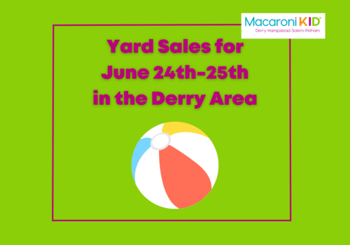 Derry Yard Sales June 24th-25th
