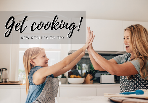 Get cooking with these new recipes.