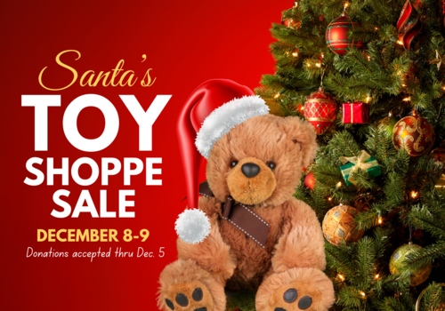 Santa's Toy Shoppe Sale Fenton Free Library Binghamton NY
