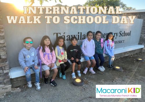 International Walk to School Day Menifee Taawila Elementary