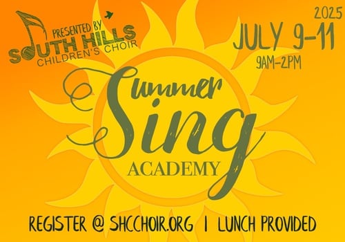 South Hills Children's Choir Summer Camps