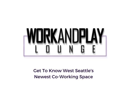 Logo for Work and Play Lounge