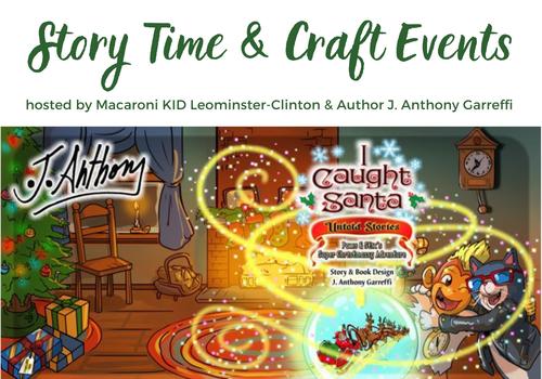 Story time and craft events with Macaroni Kid and Anthony Garreffi