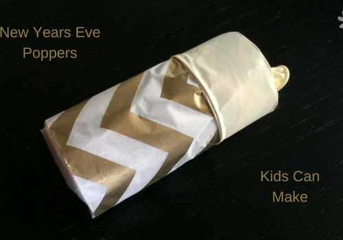 New Years Eve Poppers for kids to make