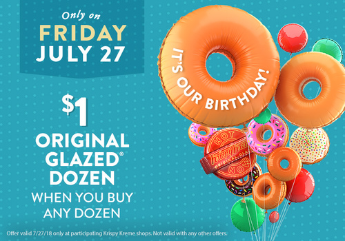 Krispy Kreme 81st Birthday