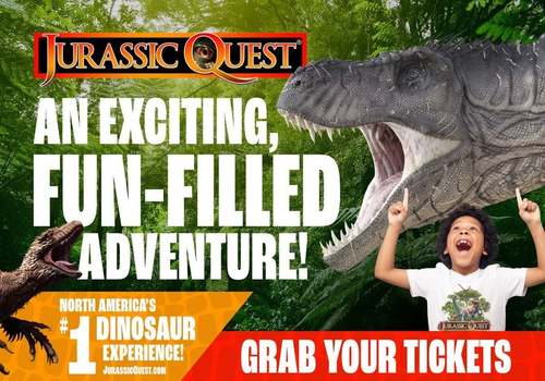 Jurassic Quest Ticket Deal Pittsbugh February March 2025