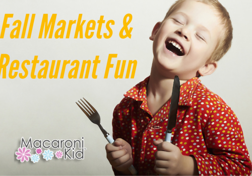 Fall Markets and Restaurant Fun
