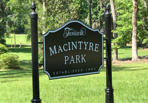 Playgrounds in Thomasville, MacIntyre Park