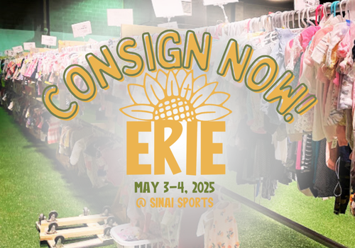 Sunflower Sprouts Consign Now for the  May 2025 erie pa sale