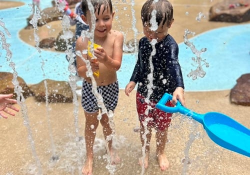 Splash Pads in the woodlands texas, Montgomery texas, beat the summer heat