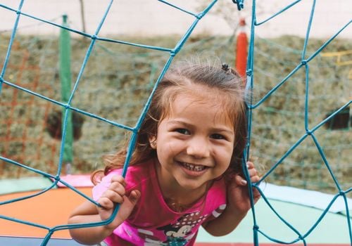 Little Girl on Playground