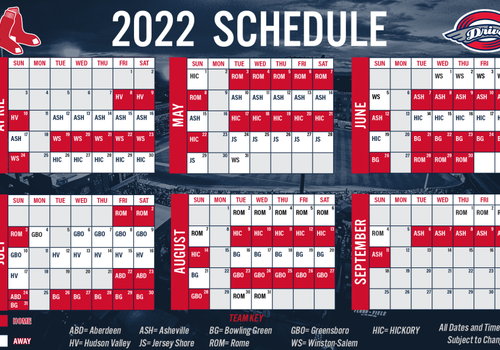 drives 2022 schedule 