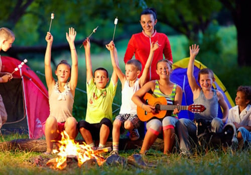 Kids at campfire