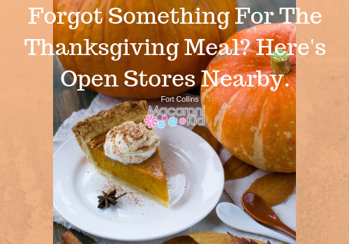 Forgot Something For The Thanksgiving Meal? Here's Open Stores Nearby.