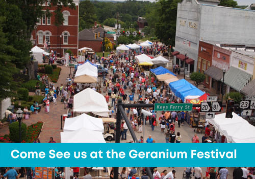 geranium festival McDonough Crowd