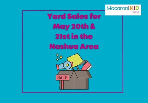 Yard sales in Nashua from May 20th to May 21st