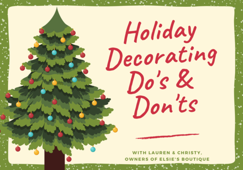 simple holiday decorating tips