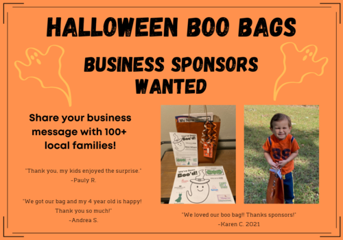 Boo Bags Sponsors Wanted