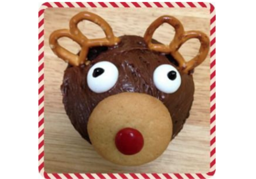 Reindeer cupcake
